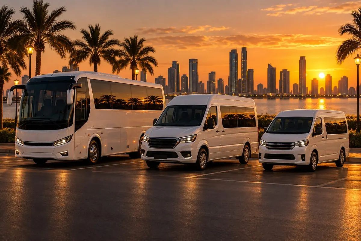 ZZ Test Limo vehicles lined up