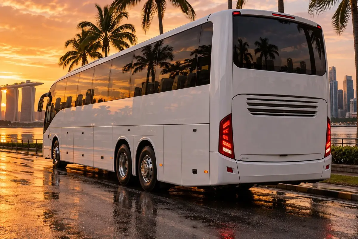 Luxury Coach charter vehicle