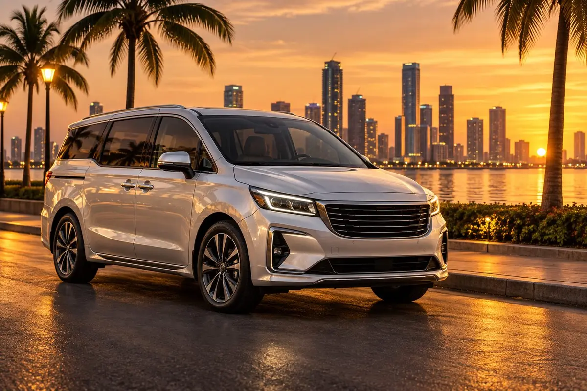 Luxury MPV charter vehicle