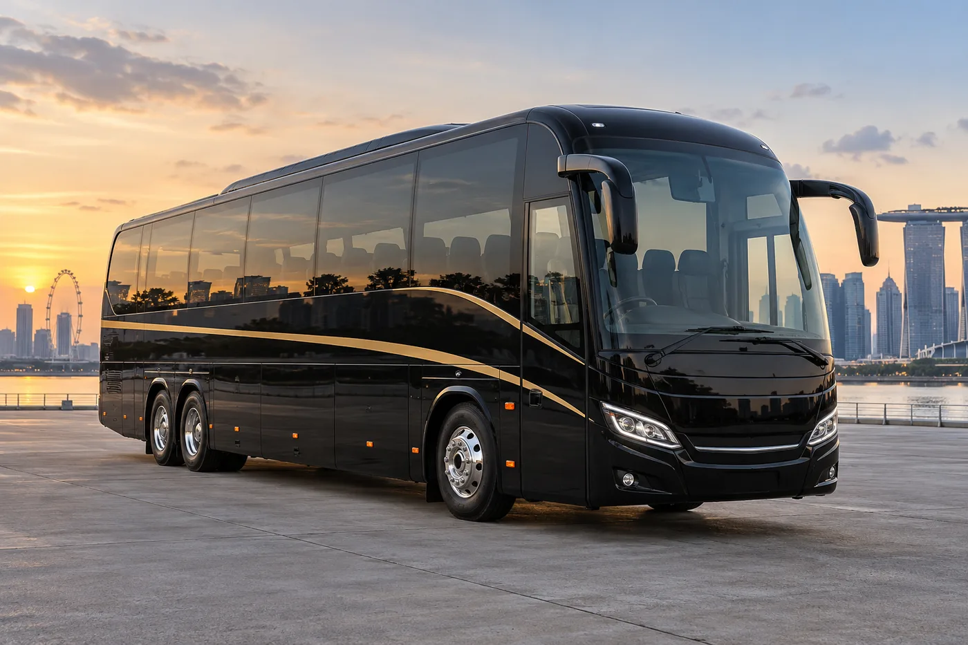 Luxury Coach charter vehicle