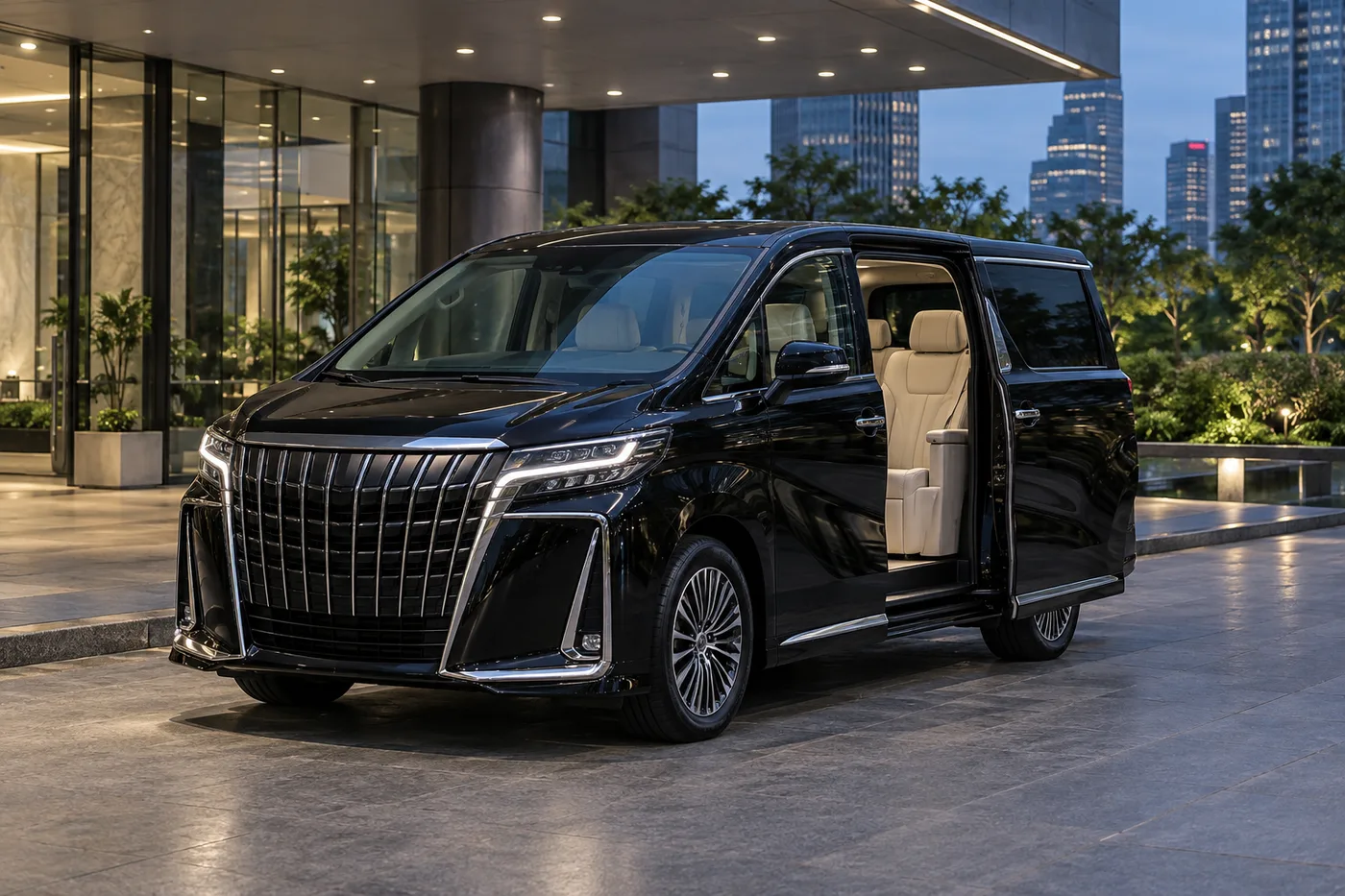 Luxury MPV charter vehicle